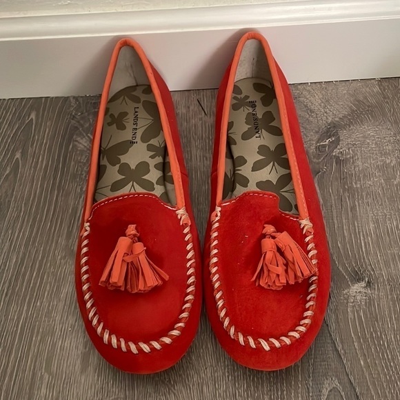Red Lands’ End Shoes - Picture 1 of 3